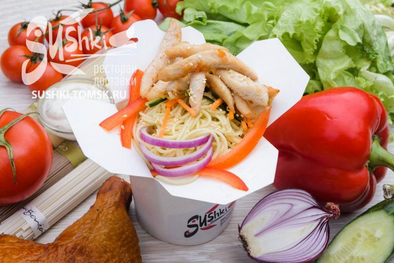 РИСОВАЯ ЛАПША С КУРИЦЕЙ