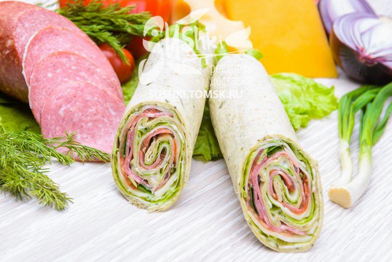 СЕНДВИЧ-РОЛЛ С САЛЯМИ