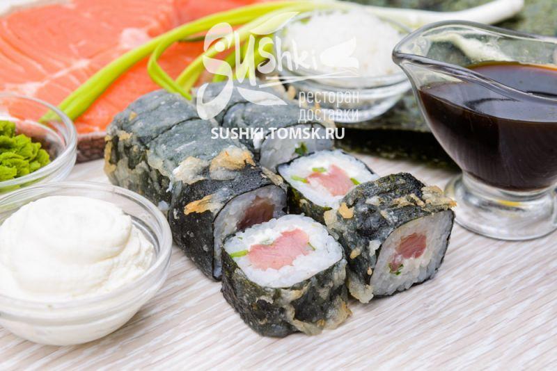 РОЛЛ СЯКЕ ГУРМЕ ТЕМПУРА