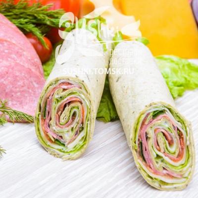 СЕНДВИЧ-РОЛЛ С САЛЯМИ