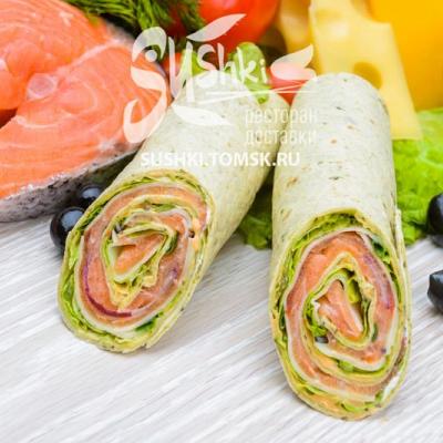 СЕНДВИЧ-РОЛЛ С ЛОСОСЕМ