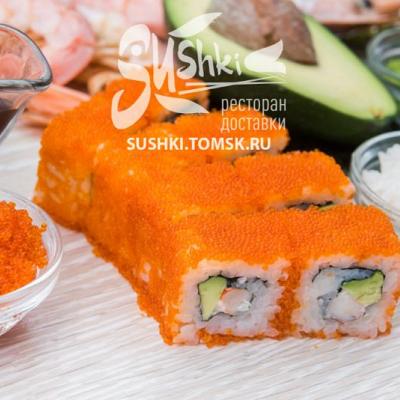 РОЛЛ КАЛИФОРНИЯ С КРЕВЕТКОЙ